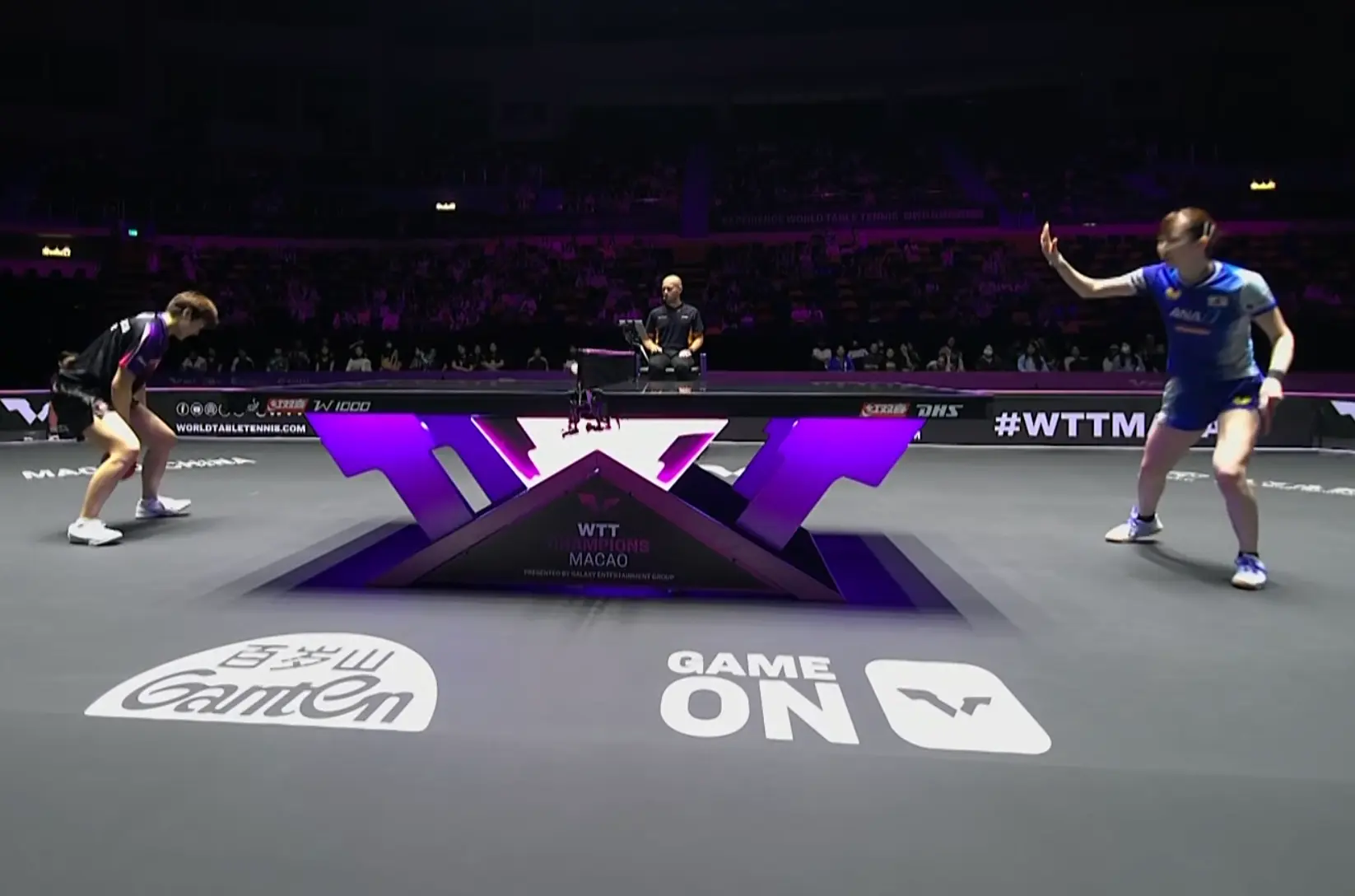 获全胜, 下一轮将与, 早田希娜在 获全胜, 下一轮将与, 早田希娜在